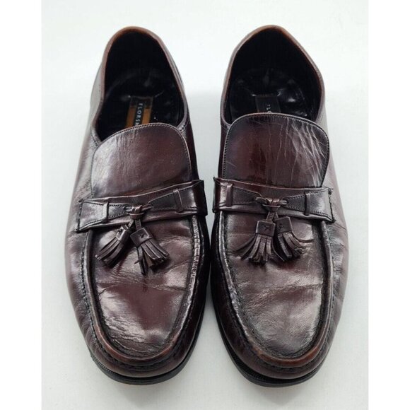 Florsheim Tassel Brown Leather Slip-On Comfort Dress Loafer Shoes‎ Men\'s Size 11 main image 5
